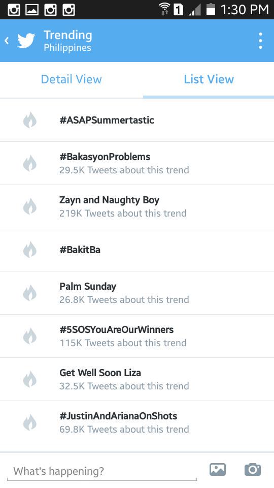 Trending NW spot!!! Get Well Soon Liza

Happy Birthday Enrique Gil
HappyEnriqueGilDay 