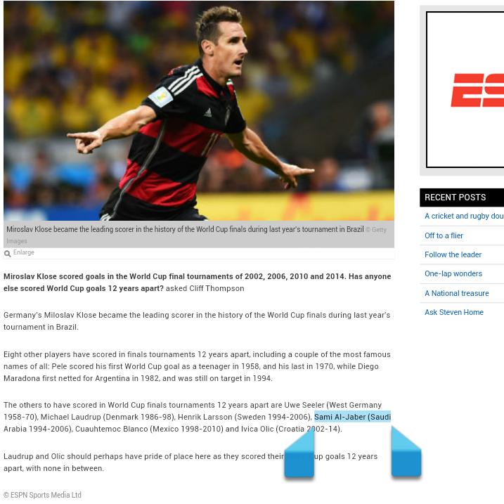 Sam_29Hilal's tweet photo. صحيفة "ESPN" الإنجليزيه
#سامي_الجابر من أعظم الهدافين على مستوى العالم
#سامي_الجابر_الأكثر_تأثيراً 
#الهلال http://t.co/OzBbyLeiWa