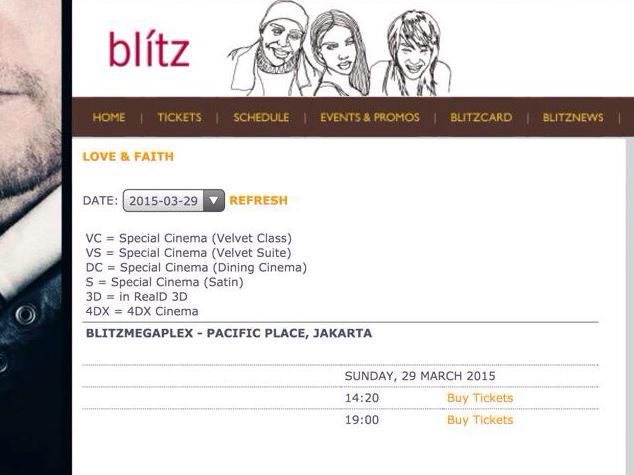 rdah_official's tweet photo. Ayo nonton #filmLOVEandFAITH masih tayang @blitzmegaplex PACIFIC PLACE hari ini! Cc: @FilmLoveNFaith ❤️👌 http://t.co/hyBtIy6k0x