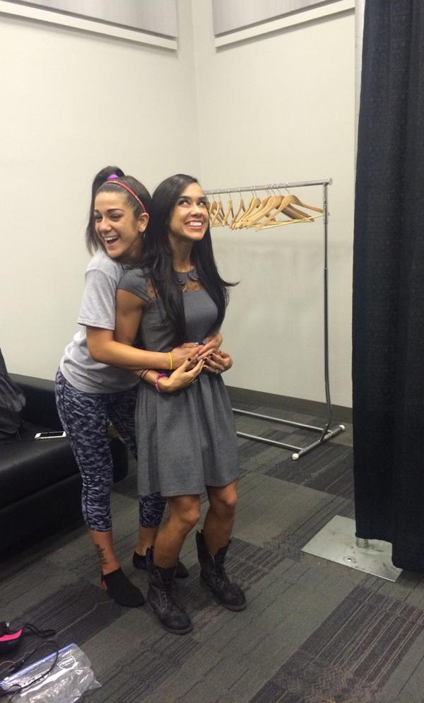 wrestlinstan's tweet photo. Now This is Why I Follow @itsBayleyWWE ❤❤❤ @WWEAJLee 's Biggest Fan On The NXT Roster. #TeamAJ #AJMeansQueen http://t.co/08lTEywk0K