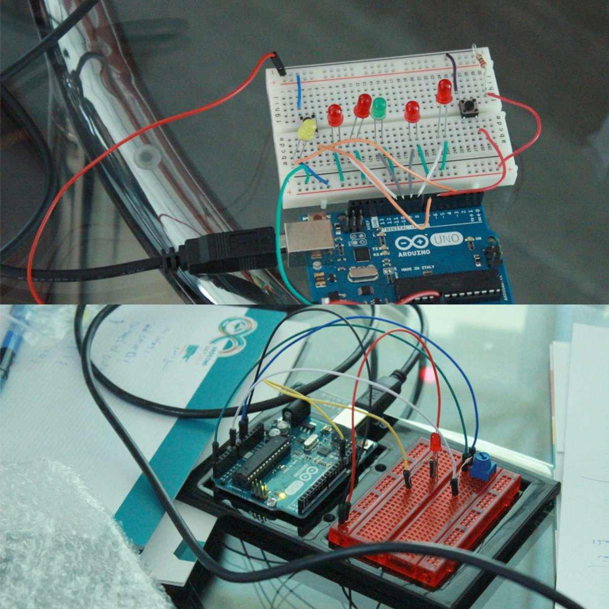PSU_AC's tweet image. Workshop participants building interactive prototypes in the #ArduinoD15 event