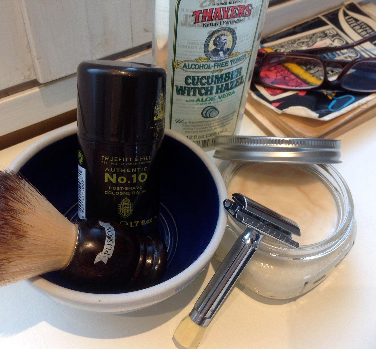 #SOTD <a href="/BarristerMann/">Barrister and Mann</a> First snow - I do not know any shaving soaps with such a meaningful name - love it time to time