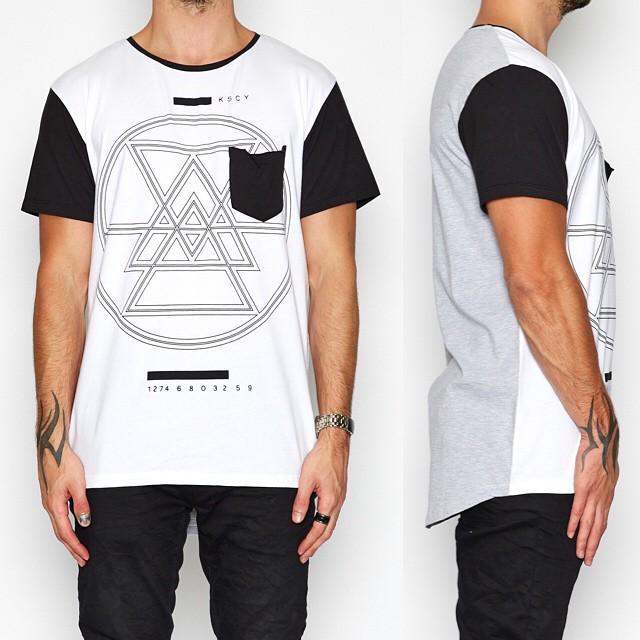 The new <a href="/kisschacey/">KISS CHACEY</a> time warp scoop back tshirt. White chest with contrasting black pocket… instagram.com/p/0zi5g2PvhL/