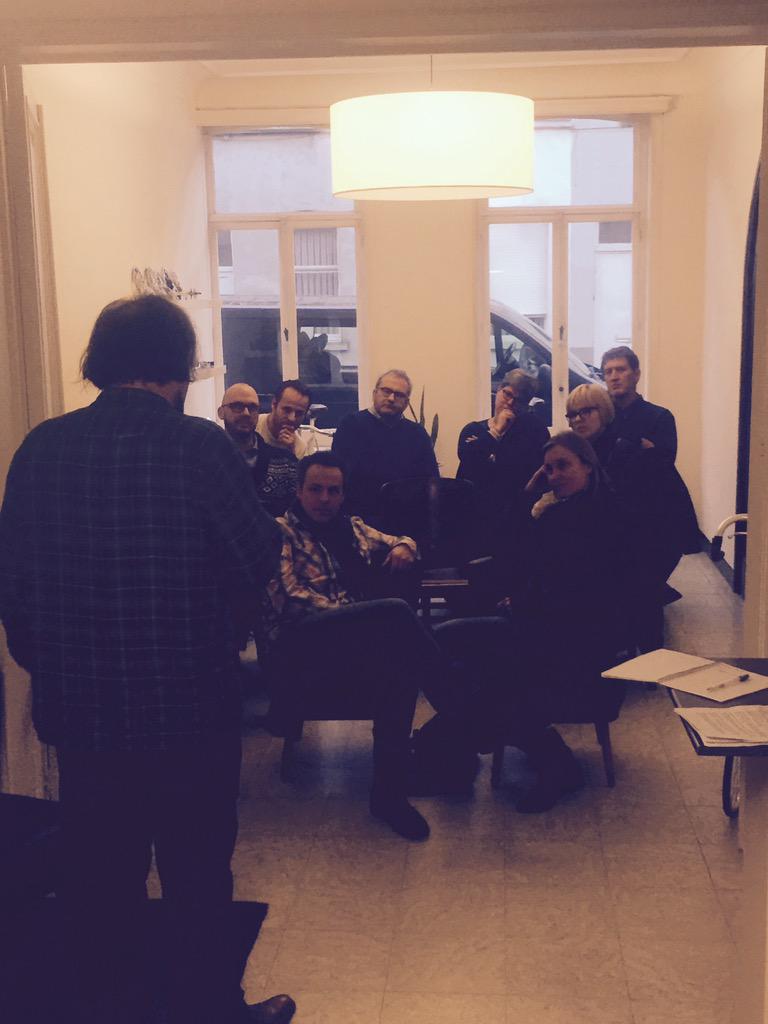 zdvdr2015's tweet photo. Try-out "Pepe is wereldkampioen" voorspelt enkel maar goede. Tot vrijdag in Cultuurhuis de Vrijheid te St Denijs. http://t.co/LOmlLZax5i