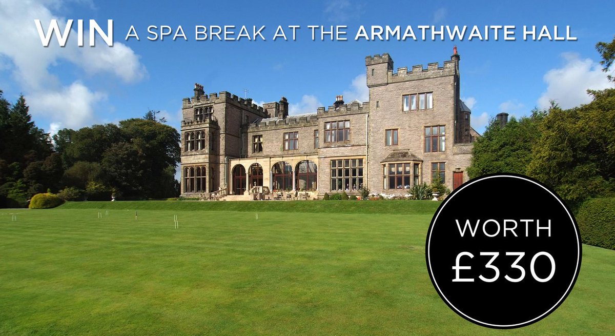 LatestInBeauty's tweet photo. #WIN a spa break at @armathwaitehall worth £330! Follow, RT and to ENTER follow the link http://t.co/t4s68TIbUt http://t.co/CIoR1gl8zo