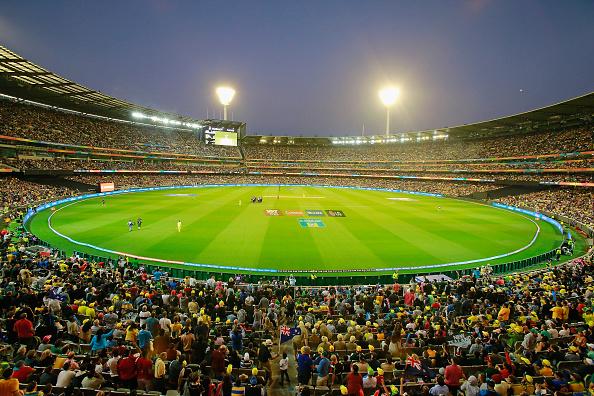The Final crowd here for the #cwc15 Final here at the MCG is an #Aus record 93,013 people! #Epic #ThankYou #AUSvNZ