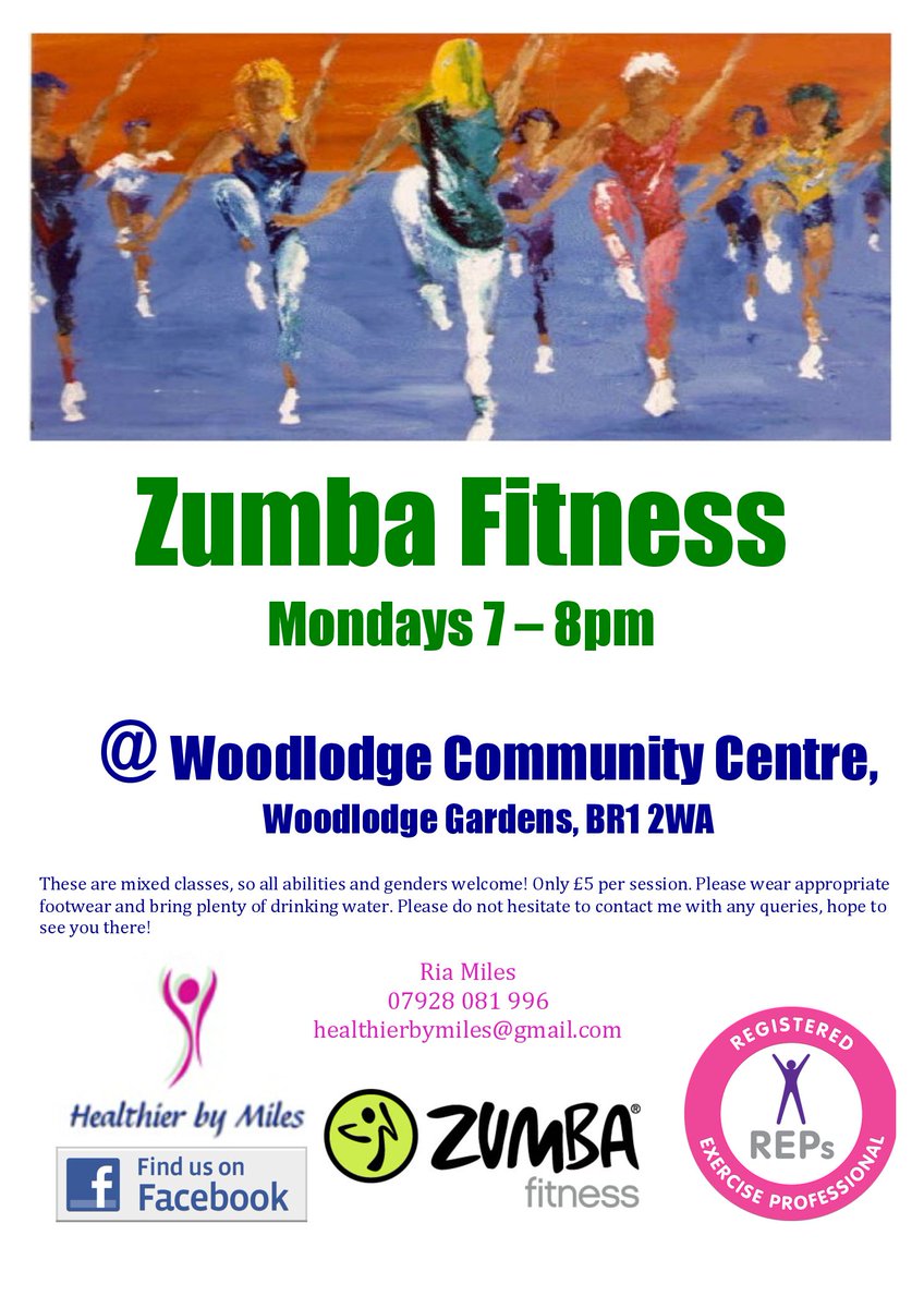 <a href="/BR3Mag/">BR3Mag</a> MONDAY NIGHT ZUMBA with Ria. FUN, FRIENDLY &amp; EFFECTIVE. ALL ABILITIES, BEGINNERS WELCOME!