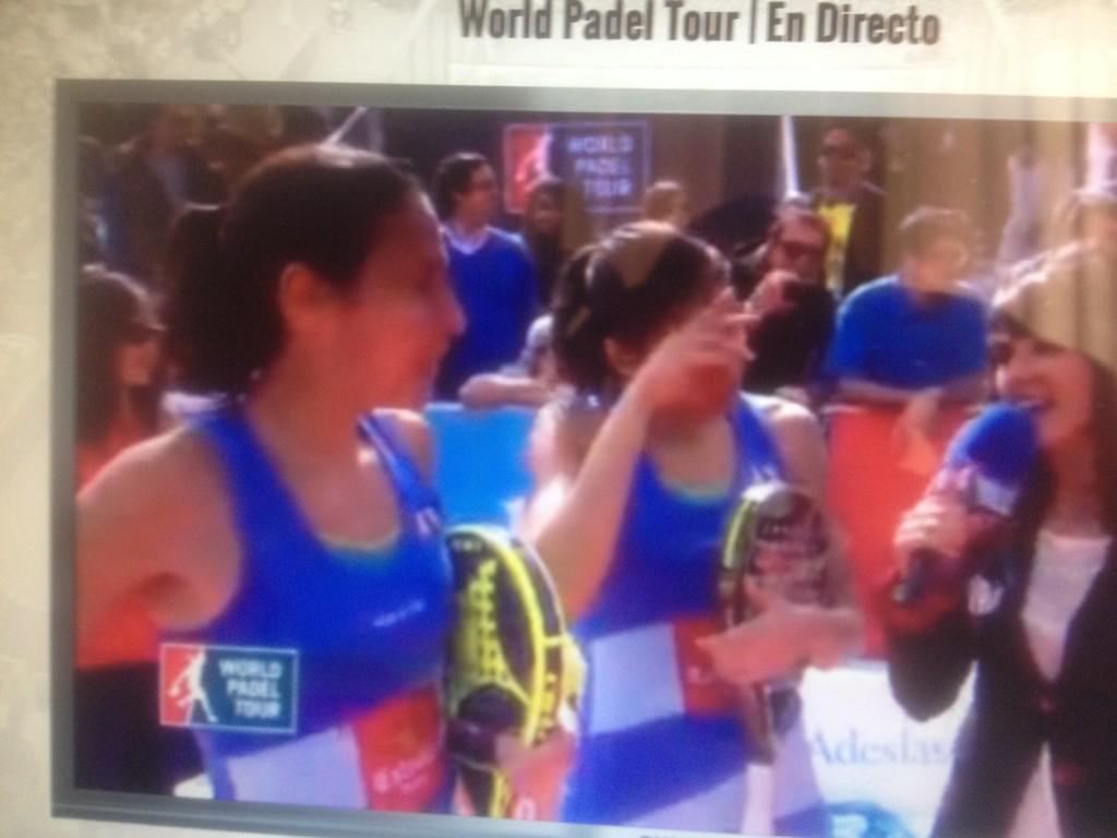 Psicopadel's tweet photo. Enhorabuena @MapiSAlayeto @majosalayeto por su victoria en el @EstrellaDammEs Barcelona Master @WorldPadelTour !!! http://t.co/Qio2XKfAVd