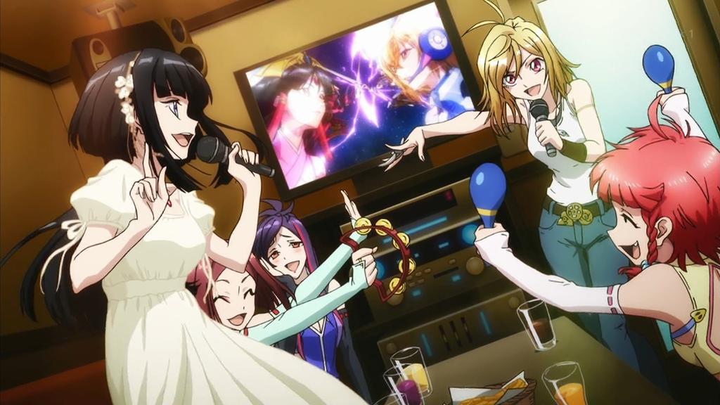 ﾟ初羽ﾟ Twitter वर 昨日のクロスアンジュの最終回やっとみた 最後のアンジュとサラマンディーネのカラオケのシーンアンジュの服みたことあるなって思ったら まさかの二人とも中の人ネタだったとわ クロスアンジュ Http T Co Vevnshls8x