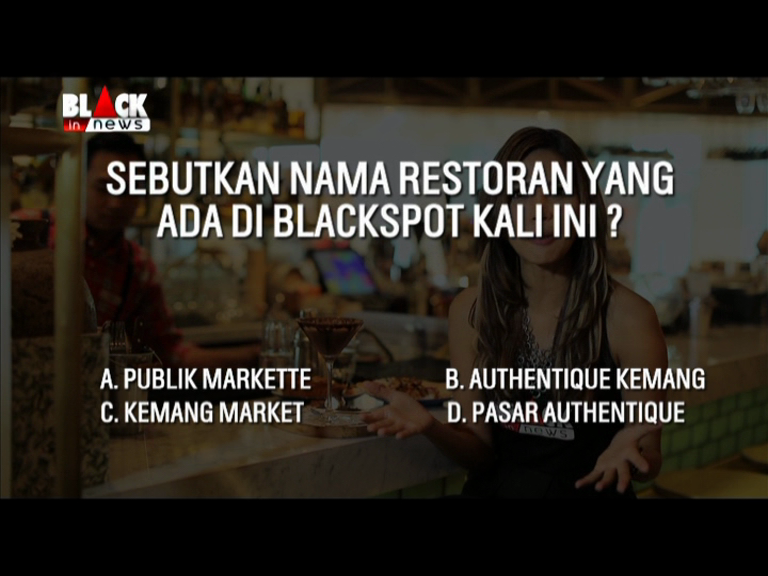 _BLACKINNEWS_'s tweet photo. Yup, ini dia pertanyaan #BlackQuiz malam ini. Yang nonton @_BLACKINNEWS_ dari awal pasti tau jawabannya. http://t.co/ibxEvcNM19