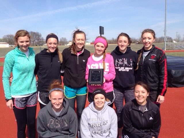 Lady Bears with their 1st place team plaque! Congrats to the boys on their 1st place team victory too!! #Toolshed