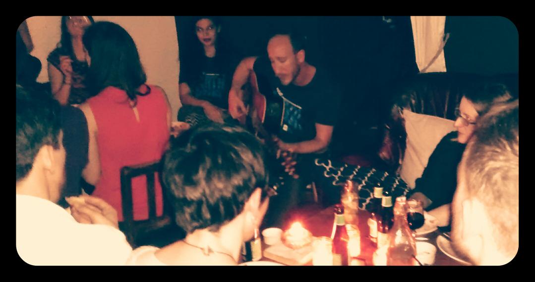 FairlySq's tweet image. Sat night #candlelitsupper @FairlySq with friends @6_heads to mark #EarthHour2015 #bebrilliant - we were ;)!