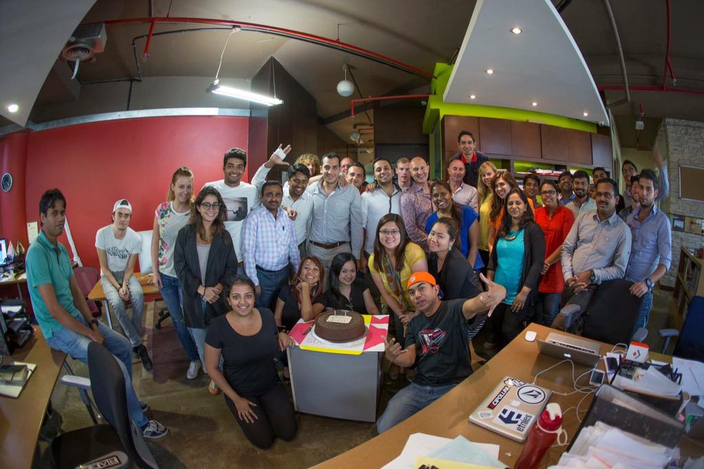 And yet another birthday at the office! #DDE #Birthday #Office #Dubai #UAE