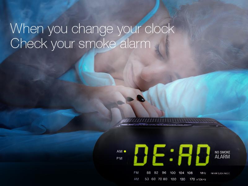 ECFRS's tweet image. #ticktocktest your smoke alarms while you change your clocks today
