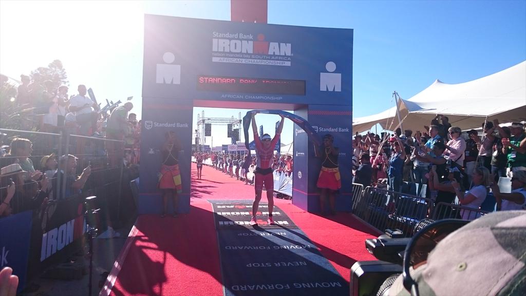 @jodieswallow, the IRONMAN African Champion! Special, special win. What a moment. #IMAfricanChamps