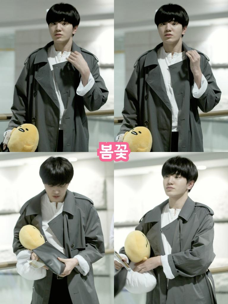 INFINITE7SOUL's tweet photo. [Fantaken] 150329 Incheon Airport - #인피니트 Sungjong by 봄꽃 http://t.co/uGZF6p3eMq