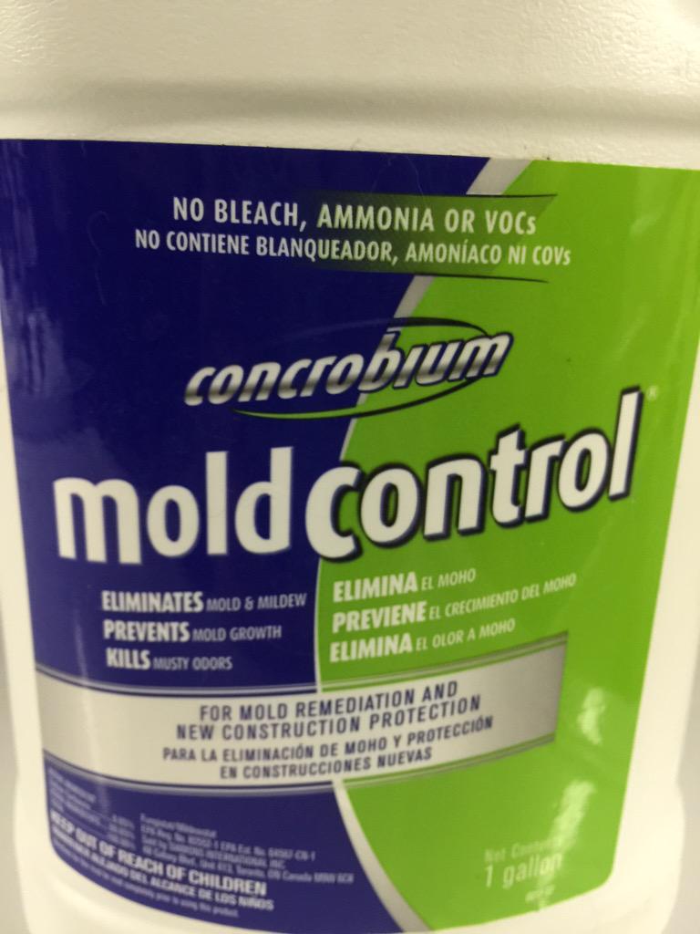 GreenThumbGirls's tweet image. @brentsbooger washed everything down with this great product. #MoldControl