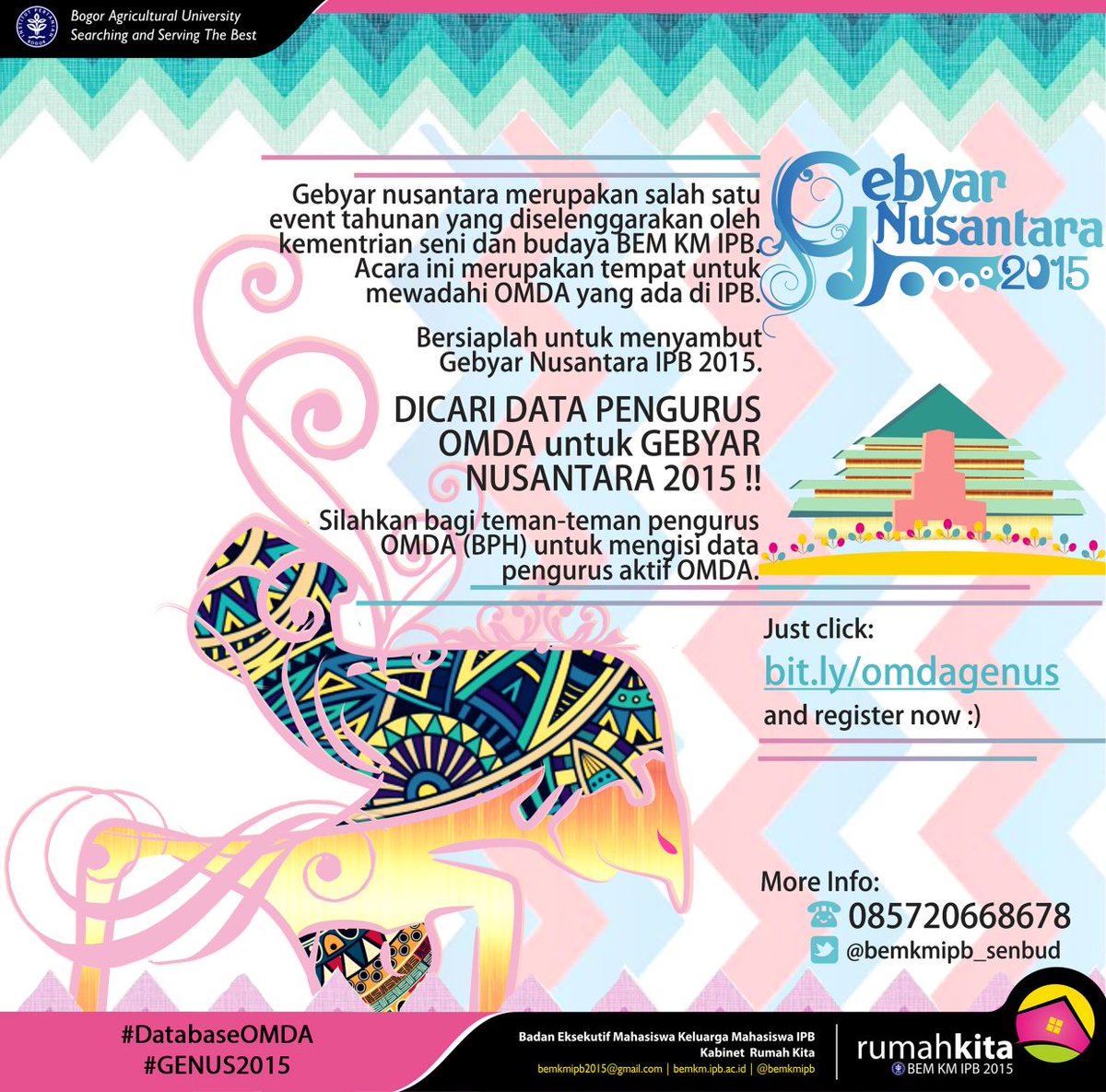 Pimpinan OMDA IPB,yuk isi databasenya di bit.ly/omdagenus #DatabaseOMDA #GENUS2015 <a href="/WapemalaIPB/">OMDA Sumedang</a> <a href="/omdasubangipb/">Fokkus IPB</a>