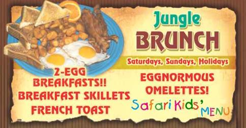 Did you see the sun outside?
We serve Breakfast at the Jungle #livelifeuptown