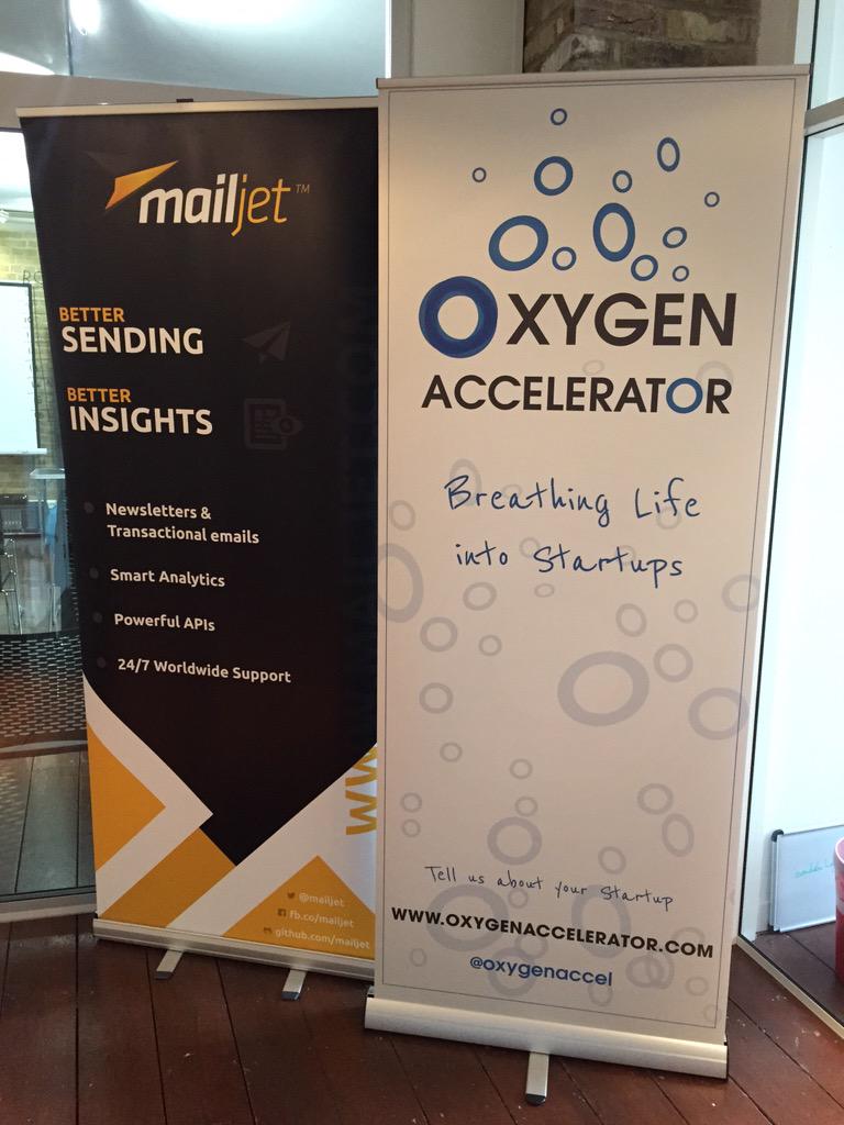 oxygenaccel's tweet photo. Shout out to our newest partner @mailjet for sponsoring #OxygenWeekendLDN & offering our teams their #GrowthPack http://t.co/Mk38P089Ye