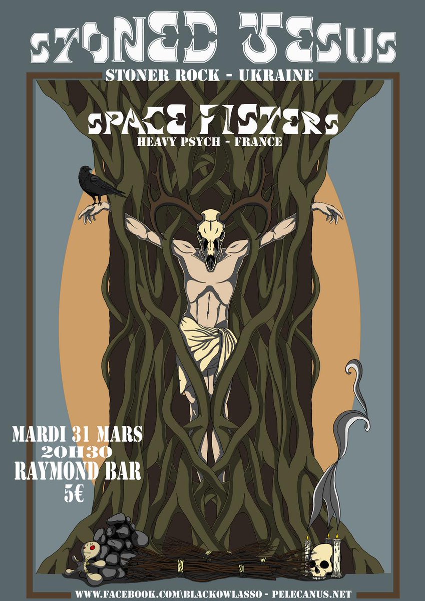 BlackOwlAsso's tweet photo. #StonedJesus #SpaceFisters mardi 20h30 à #ClermontFerrand
https://t.co/Nm0tI4Z1QV
@ETLClermFerrand @concertandcocom http://t.co/EymeZS80fW