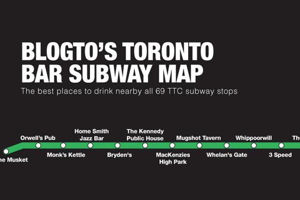 blogTO's tweet image. Plan your next pub crawl with our top 69 bars by subway station in Toronto. bit.ly/1tjFuLY