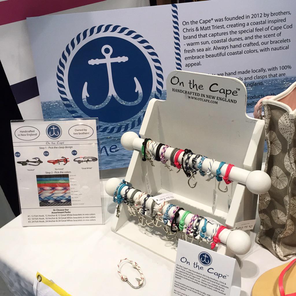 onthecape's tweet photo. On the Cape is at the @BostonGiftShow Come see our 2015 line today at booth number 928. #bostongiftshow http://t.co/CPYcPu3w6L