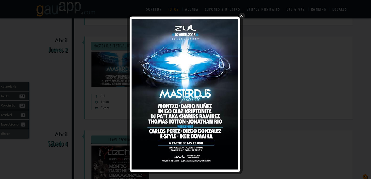 gauapp's tweet photo. Este jueves #MasterDJs en @ZUL08OFFICIAL con @djdarionunez @DjMontxoo @idounderground @djpatthofrecord y muchos+! http://t.co/1rCVLhX0Kl