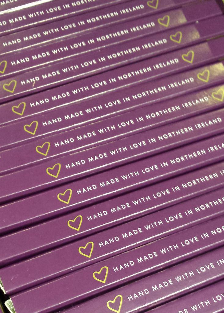 ChocolateManor's tweet photo. Thrilled with 1st order for 1st stockist of our new printed choc bars! Available at The Salad Bowl #Portrush this wk http://t.co/rQcHC9HW9z