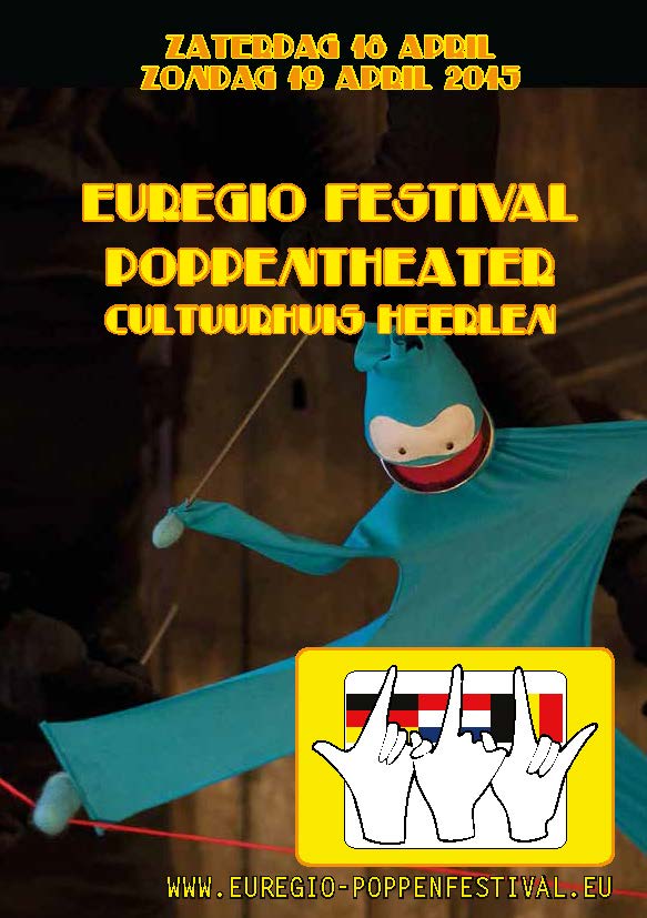 NVP_UNIMA's tweet photo. Uit Popster? Het blauwe mannetje? 
Live zon. 19-04  Euregio Poppentheaterfestival in Heerlen
http://t.co/D6xyIi5Imz http://t.co/2306jF6tcR