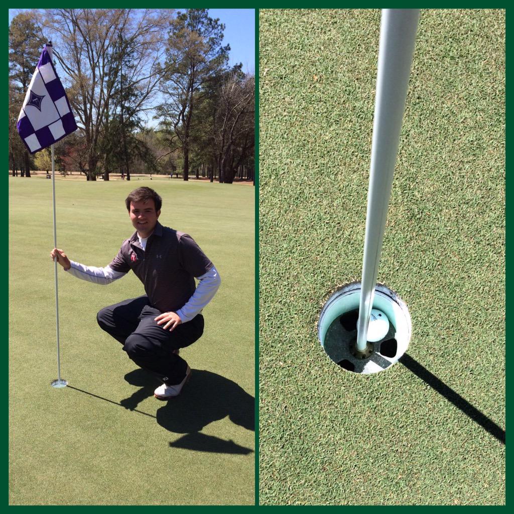 Temple_MGolf's tweet photo. Second Ace in his collegiate career thus far!! Congrats Evan Thornton! @golferr23 
#HoleInOne #TUgolf ⛳️☝️ http://t.co/9uyWWqPBww