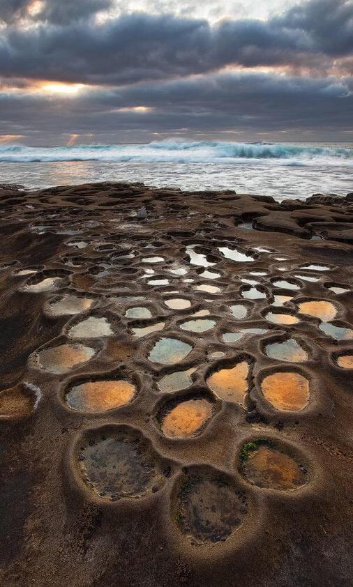 Super_EarthPics's tweet photo. "Coastal Potholes" La Jolla, California http://t.co/3N1li7bUVV