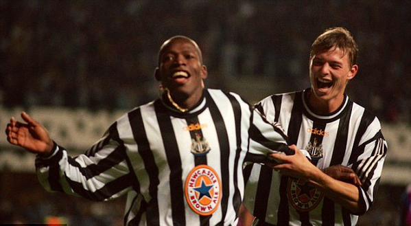 90s Football on Twitter: "Faustino Asprilla celebrates his ...