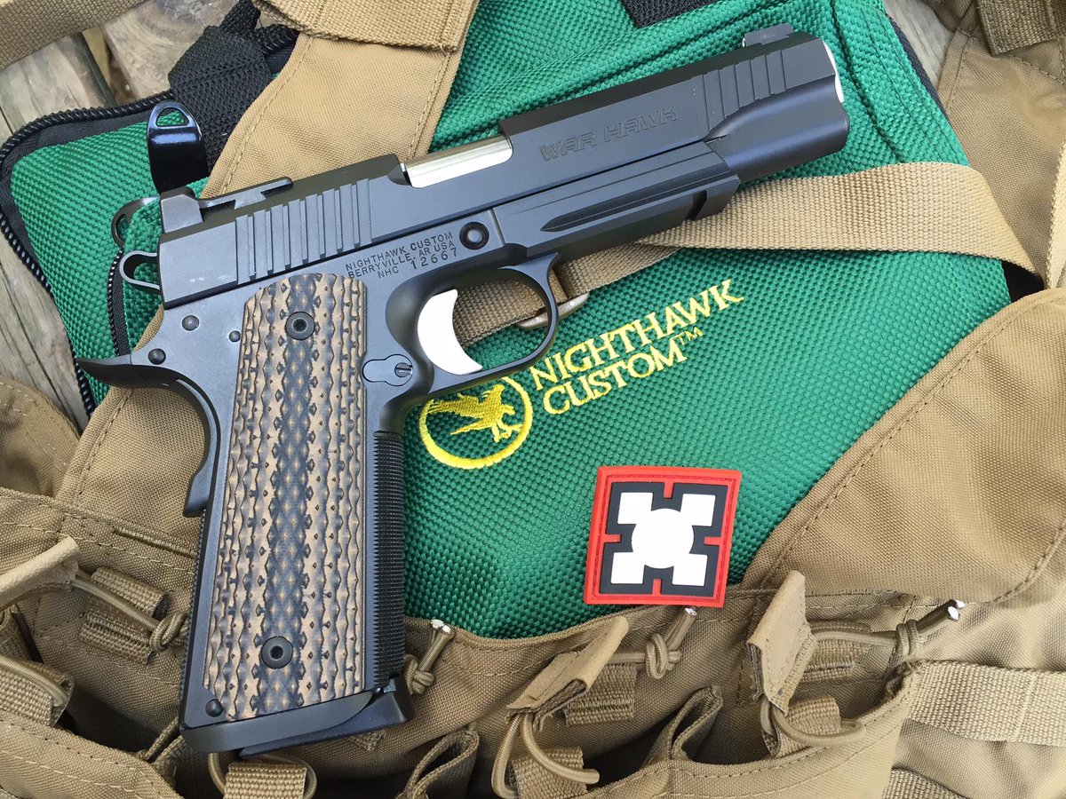 NWarmory's tweet photo. The New Nighthawk War Hawk 1911 full size....WOW! speechless... I will let you guys comment on this magnificent... http://t.co/EJ3tmkDYne