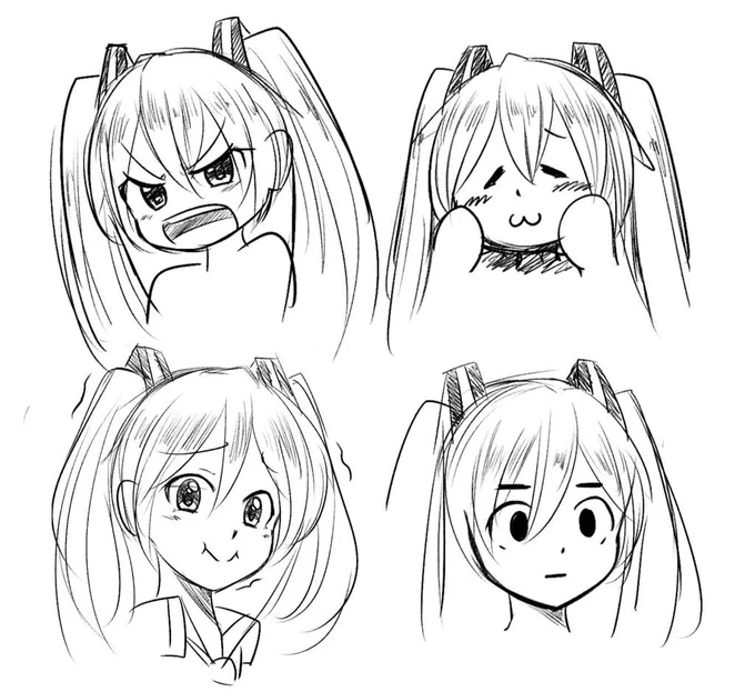 (`Д')  ( ∩ˇωˇ∩)(灬º 艸º灬)(‾・ω・‾)
笑いこらえるのは手がないけどw
#顔文字ミクさん企画 