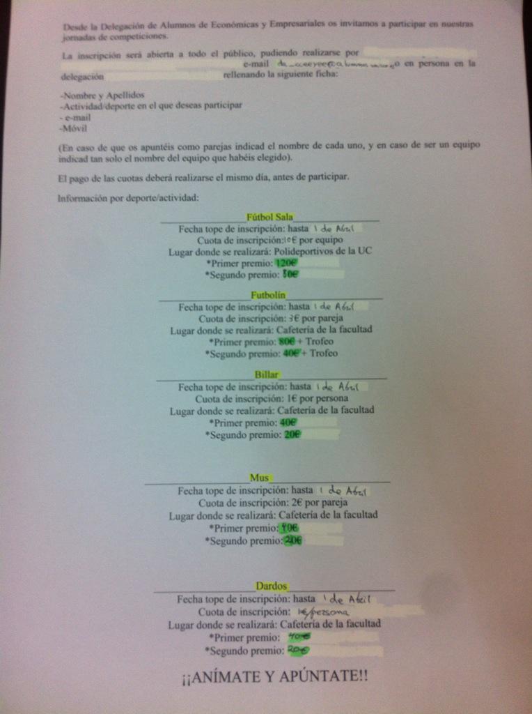 ÚLTIMOS días para #SEMANADELACOMPETICIÓN toda la info en tu correo