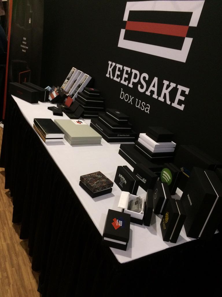 Premium_Color's tweet image. AC PPAI show - KeepSake Box USA was once again a hit! It is a kick to have folks so excited about your product...