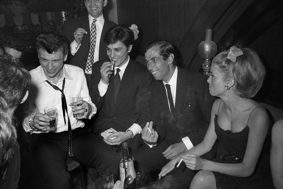 Deneuve Actus On Twitter Johnny Hallyday Alain Delon Roger Vadim And Catherine Deneuve 1962 Delonfanpage Fanjojohallyday Http T Co Wramdubdp5