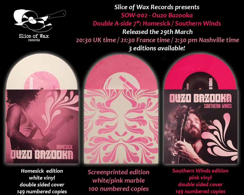 It's happening in two hours!! #OuzoBazooka #sliceofwaxrecords