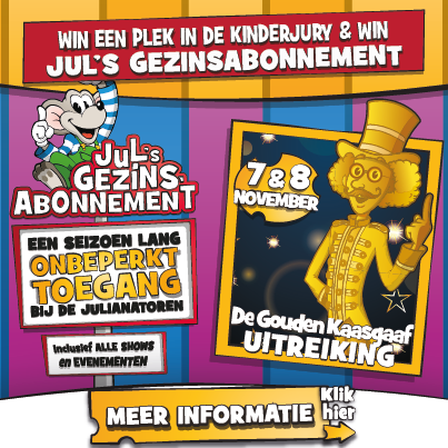 Maak kans op plek in de jury of 1 v/d andere #prijzen bij een #julianatoren gezinsabonnement bit.ly/18UPH90