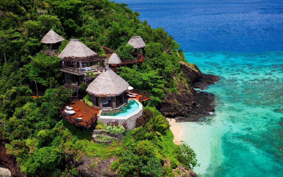 VicenteLozadaB's tweet image. "@ThePlayersWorld: Hut resorts in #Yanuca, #Fiji http://t.co/7e2Hy74Se6"