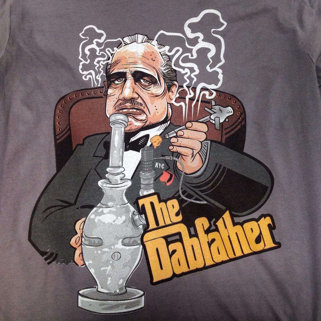 313merch's tweet photo. New from @KillYourCulture #thedabfather #dabs http://t.co/9h4GUAwUYY