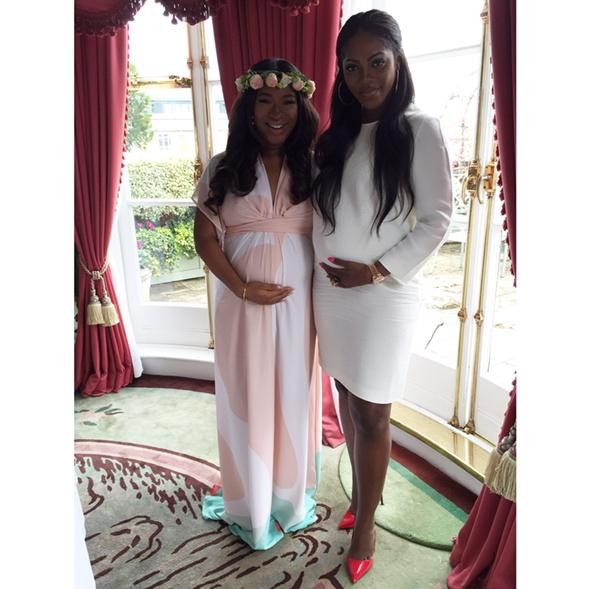 Tiwa Savage baby bump