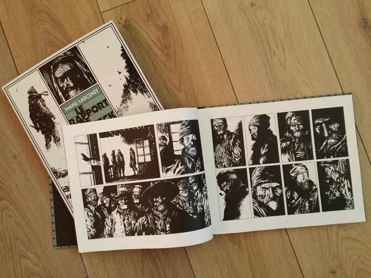 RemiNoTsundoku's tweet photo. Preview de l'adaptation en BD du rapport de Brodeck par Manu Larcenet. Bel objet ! @SurLaBD  
http://t.co/SMEGerKqjM http://t.co/XSbz5seeJd