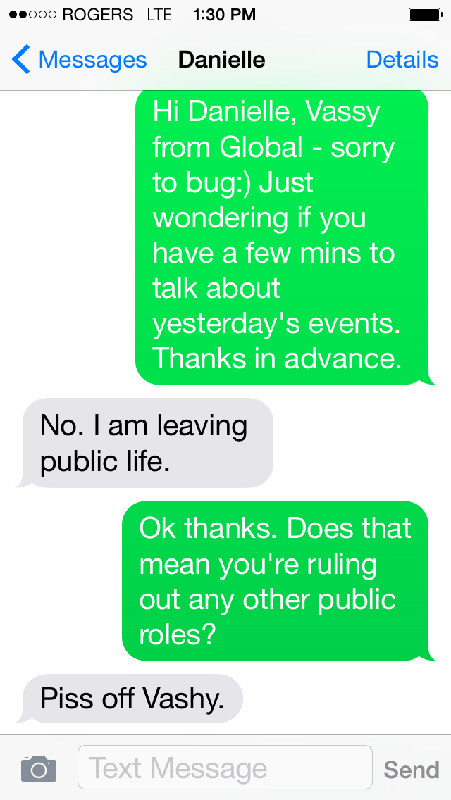 VassyKapelos's tweet photo. Something I said? #ableg #cdnpoli http://t.co/aullJxf63b