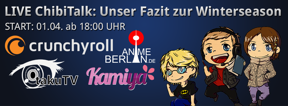 OtakuTVDE's tweet photo. Am 1. April ist es wieder soweit und wir laden zum Season #ChibiTalk ein. Mehr unter: https://t.co/mnHkoH112i http://t.co/WSrapKpUre