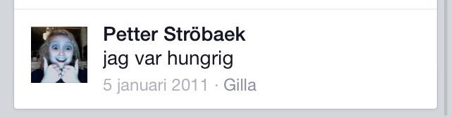 Mitt liv i en Facebook-status