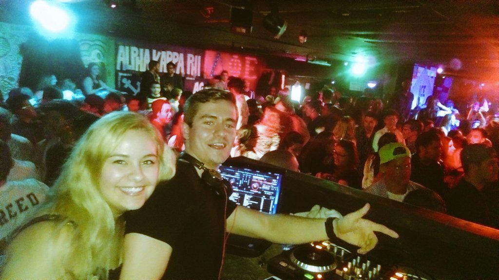 stizzgeneseo's tweet photo. DJ Pleasure &amp; @DJpussyrich tore it up in the booth this weekend. http://t.co/ATsgDf8JMs
