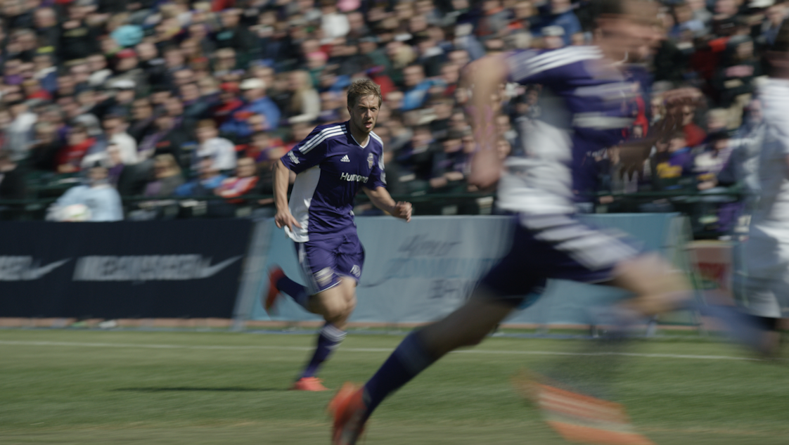 chroniclecinema's tweet photo. Had a great time filming on the sidelines of #LOUvSTL for @loucityfc's inaugural game. #RED #movi #fromthebeginning http://t.co/BcU9beyvdZ