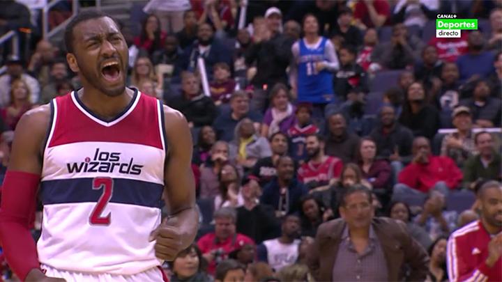 MovistarNBA's tweet photo. Final 3Q. WAS 67-76 HOU. John Wall tira de garra y #LosWIzards se acercan en el marcador. http://t.co/YTaNHwQv84